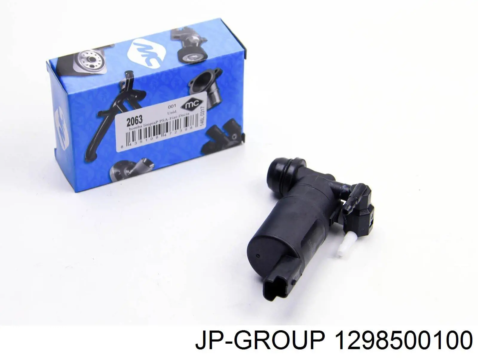 Do koszyka 1298500100 JP Group Pompka spryskiwacza szyby przedniej