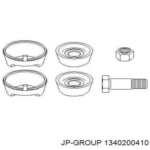 Do koszyka 1340200410 JP Group Silentblock przedniego wahacza dolnego