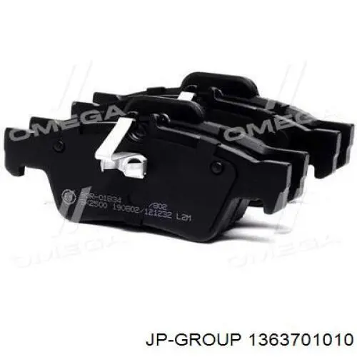 Okładziny (klocki) do hamulców tarczowych tylne JP Group 1363701010 cena, od 23,81 USD