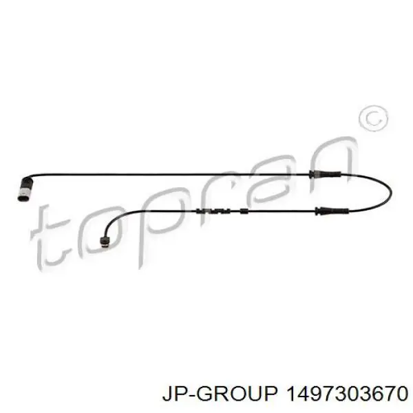 1497303670 JP Group czujnik zużycia klocków hamulcowych przedni