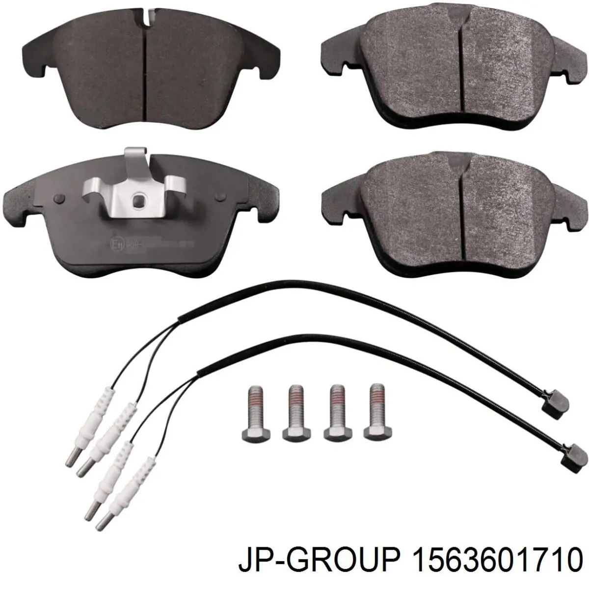 Klocki hamulcowe przednie tarczowe JP Group 1563601710 cena, od 31,02 USD