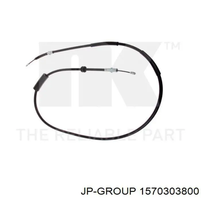 1570303800 JP Group linka hamulca ręcznego tylna prawa/lewa