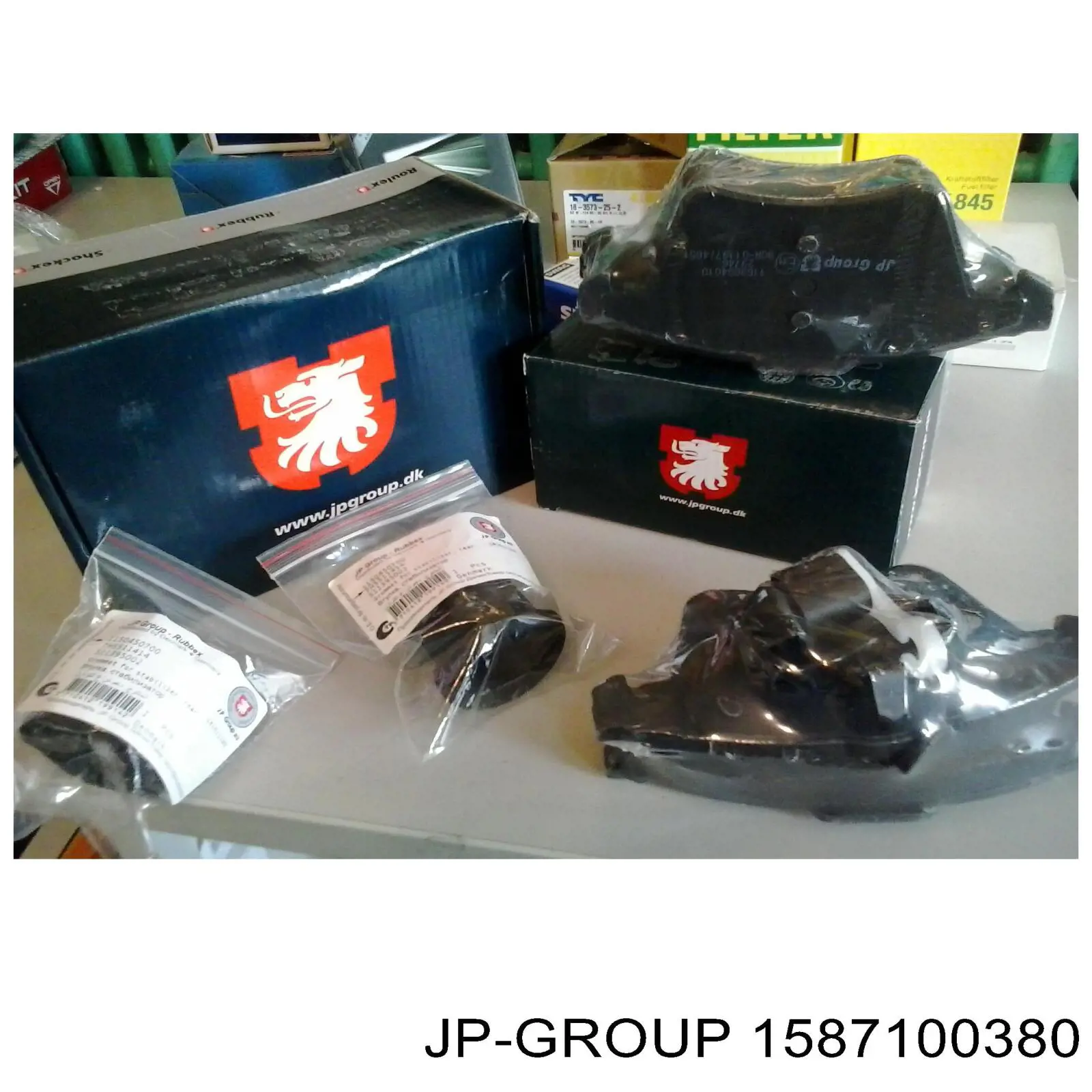 Do koszyka 1587100380 JP Group Klamka drzwi prawych przednia/tylna zewnętrzna