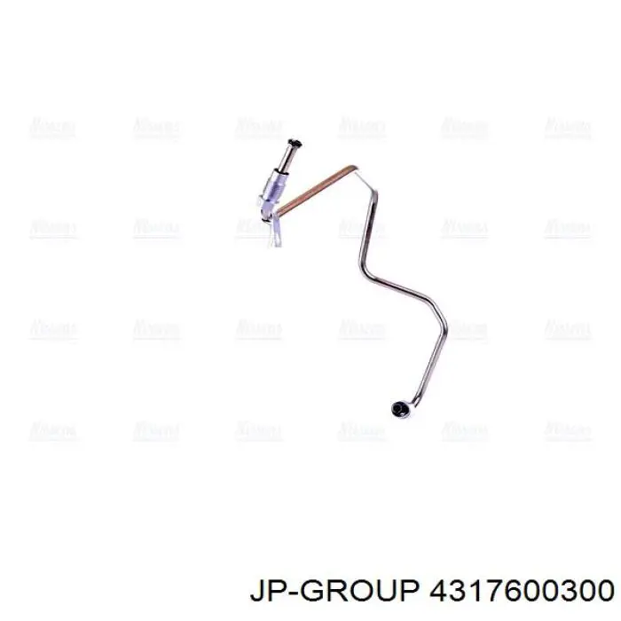 Rurka (przewód) dopływu oleju do turbiny JP Group 4317600300 cena, od 41,19 USD
