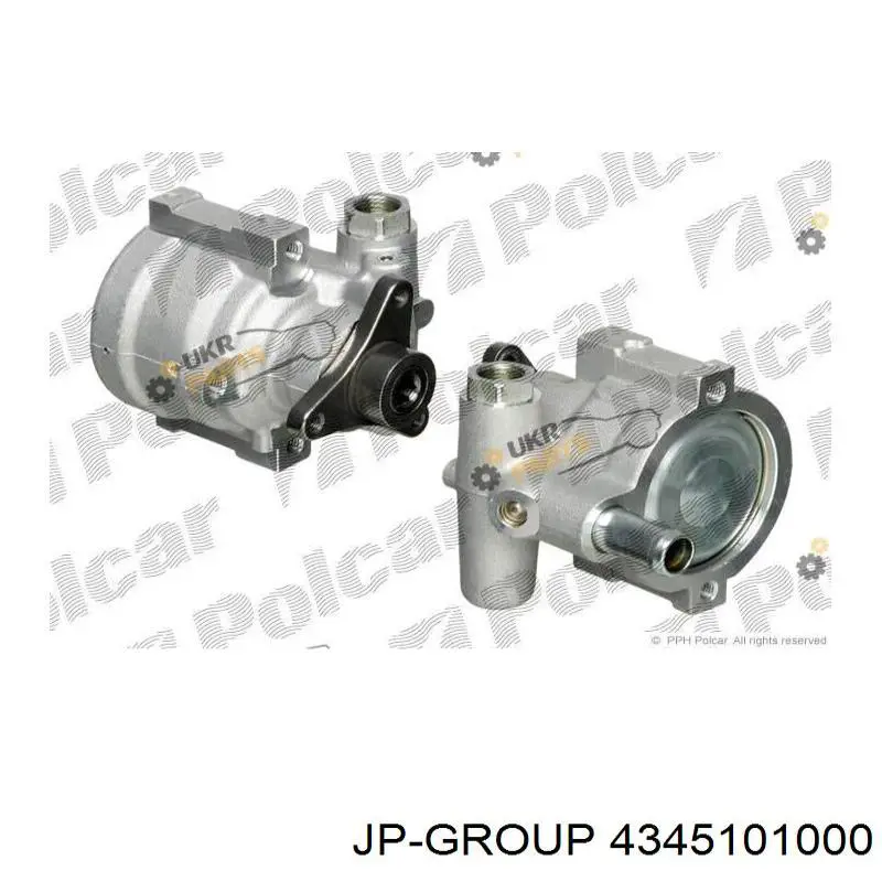 Do koszyka 4345101000 JP Group Pompa wspomagania hydraulicznego kierownicy