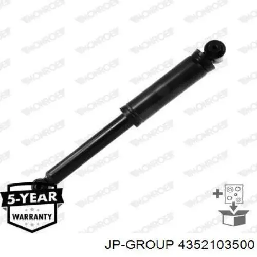 4352103500 JP Group Amortyzator tylny
