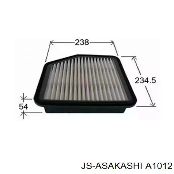 A1012 JS Asakashi filtr powietrza