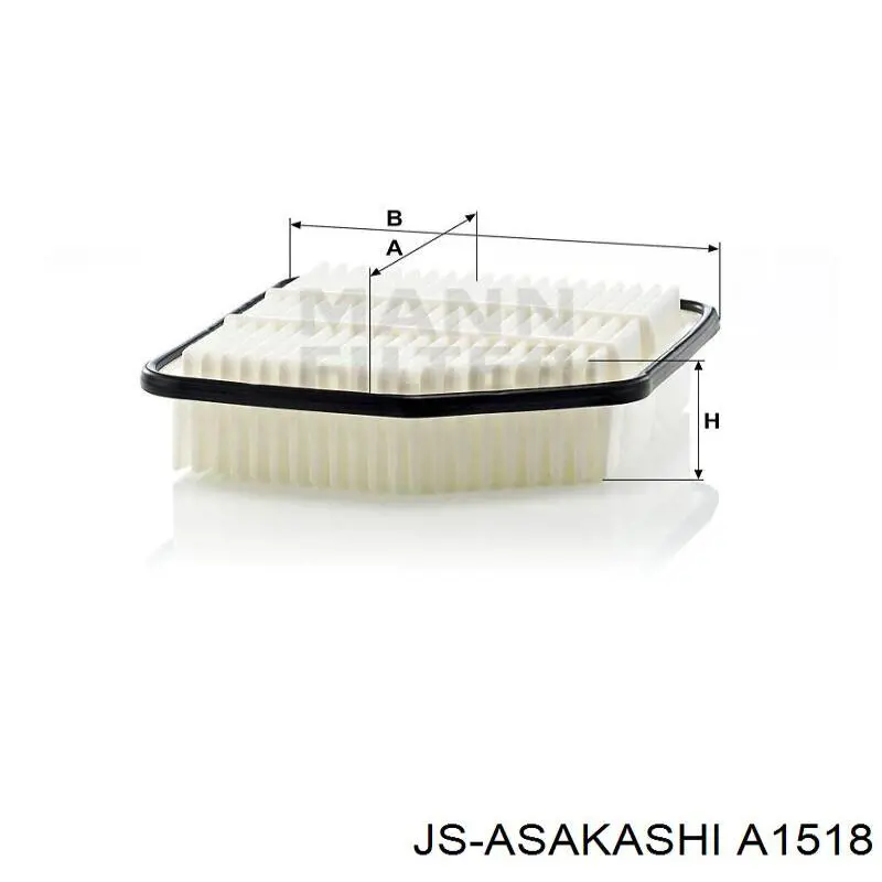 A1518 JS Asakashi Filtr powietrza