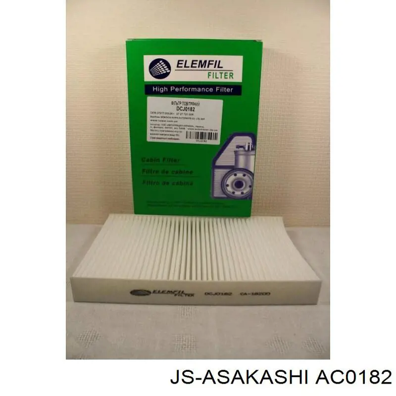 AC0182 JS Asakashi Filtr kabiny