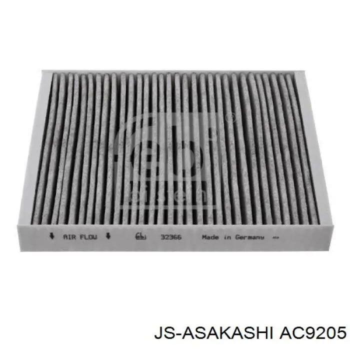 Filtr kabiny JS Asakashi AC9205 cena, od 7,60 USD