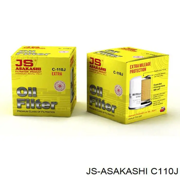 Filtr oleju JS Asakashi C110J cena, od 7,46 USD