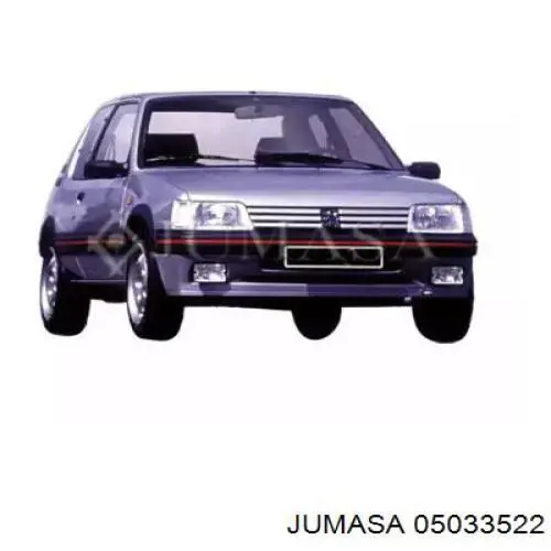 Do koszyka Maska silnika Peugeot 205 II 20A, C