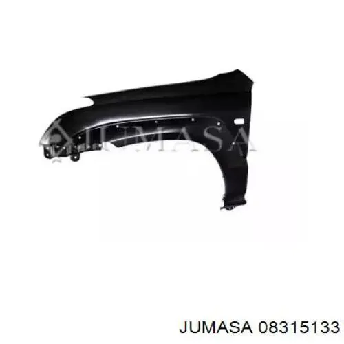 Do koszyka 538026A180 Toyota Błotnik przedni lewy