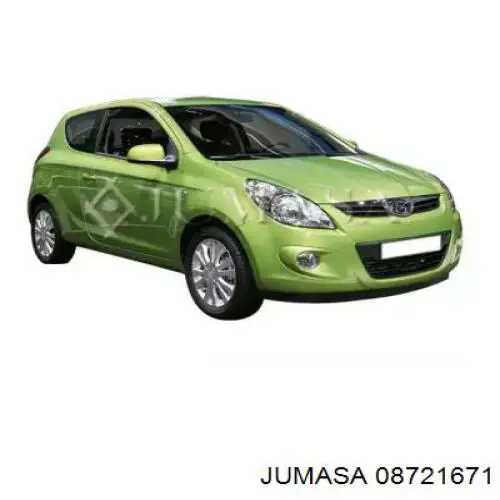 Nadkole błotnika przedniego prawe do Hyundai I20 I PB
