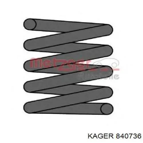 Do koszyka 1009286 Ford Sprężyna tylna