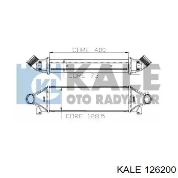 126200 Kale Chłodnica intercoolera
