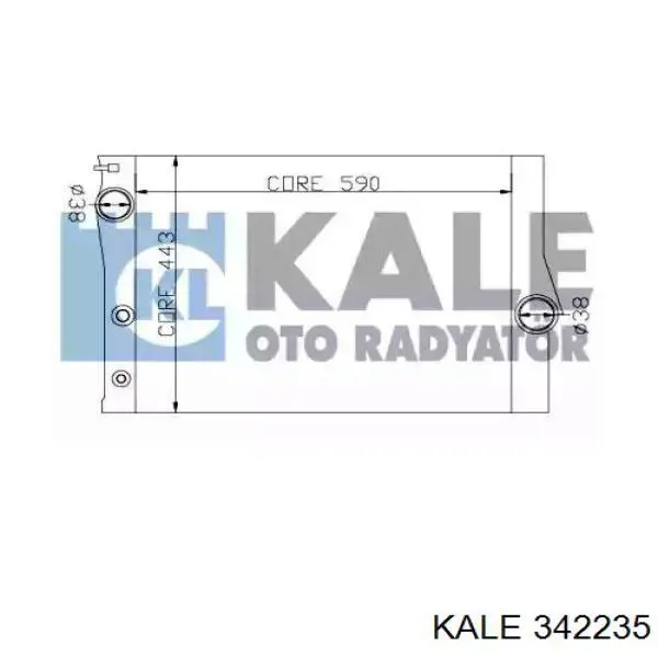 342235 Kale chłodnica silnika