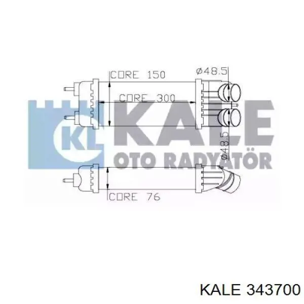 9680275480 Peugeot/Citroen chłodnica intercoolera