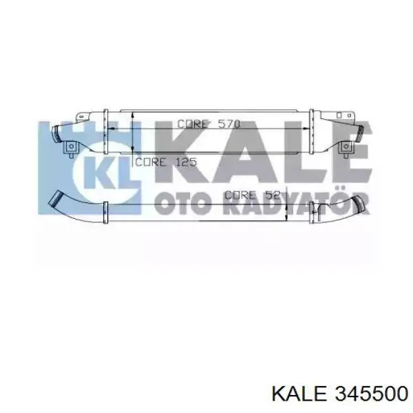 Do koszyka 345500 Kale Chłodnica intercoolera
