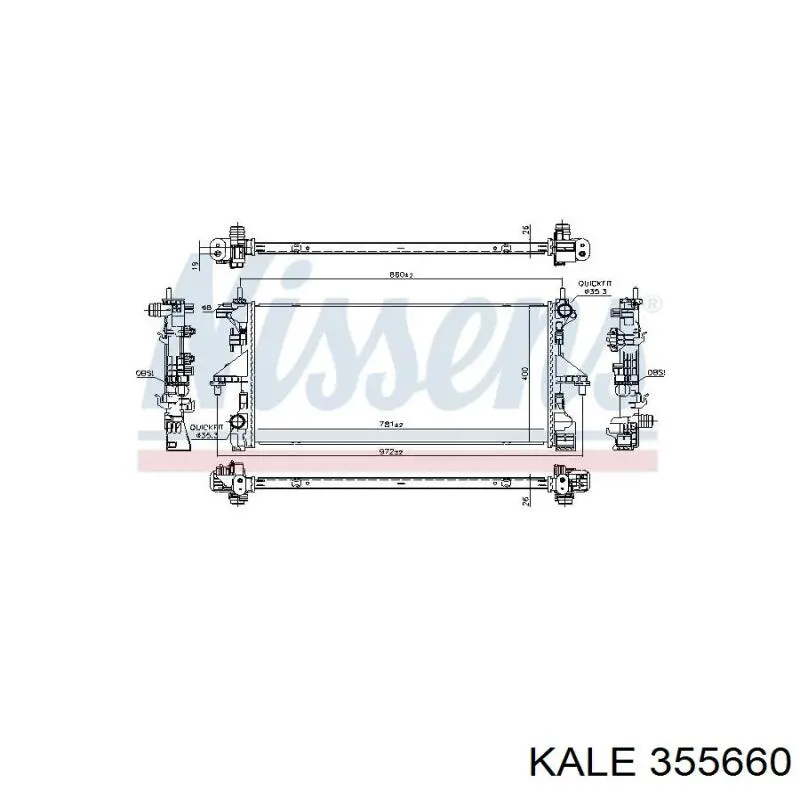 Chłodnica silnika Fiat/Alfa/Lancia 1382421080 cena, od 158,34 USD