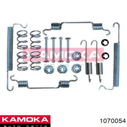 1070054 Kamoka zestaw montażowy szczęk hamulcowych tylnych