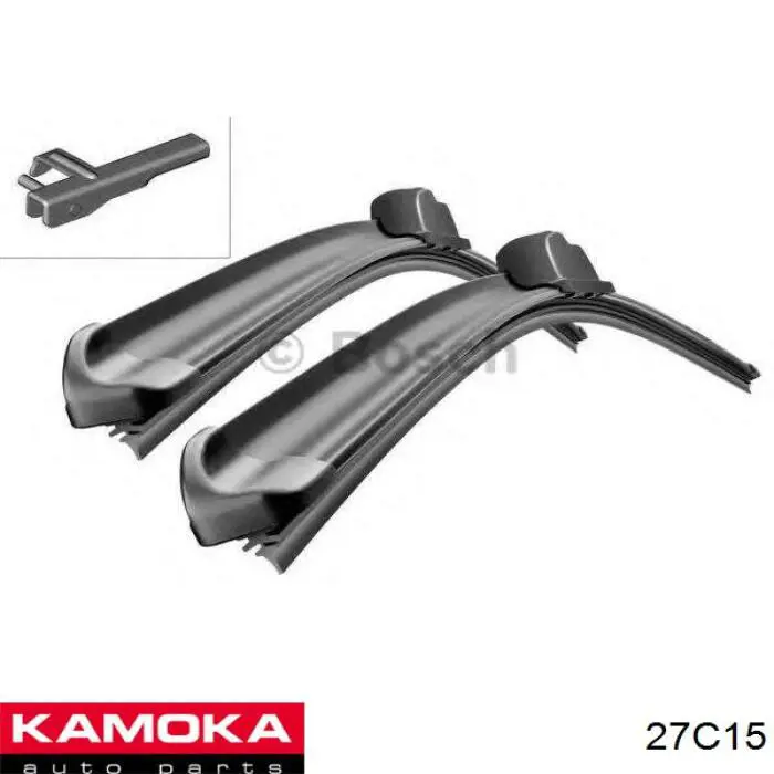 Pióro wycieraczki szyby przedniej, zestaw (2 szt.) Kamoka 27C15 cena, od 29,02 USD