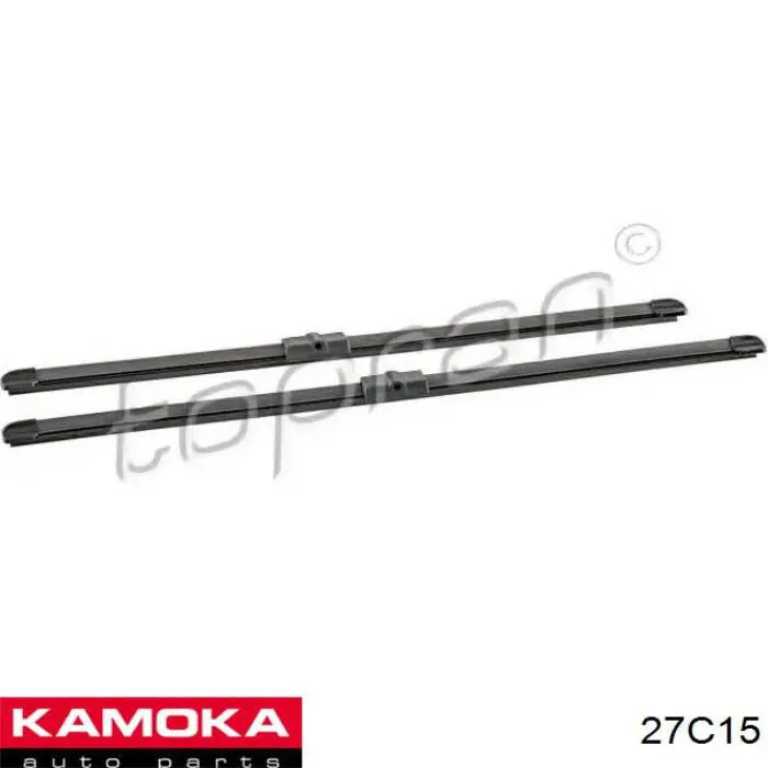 Do koszyka 27C15 Kamoka Pióro wycieraczki szyby przedniej, zestaw (2 szt.)