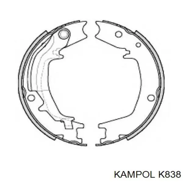 K-838 Kampol klocki hamulca ręcznego