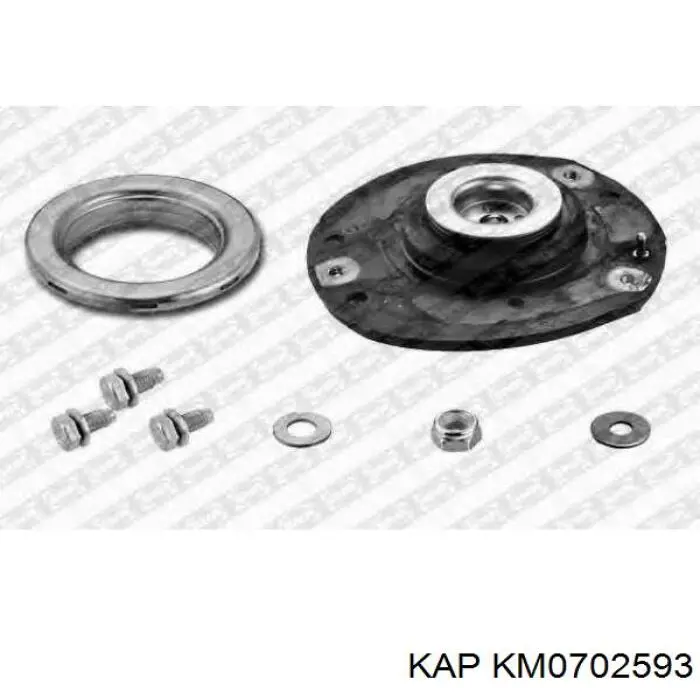 Podpora amortyzatora przedniego lewego KM0702593 KAP