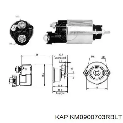 KM0900703RBLT KAP rozrusznik