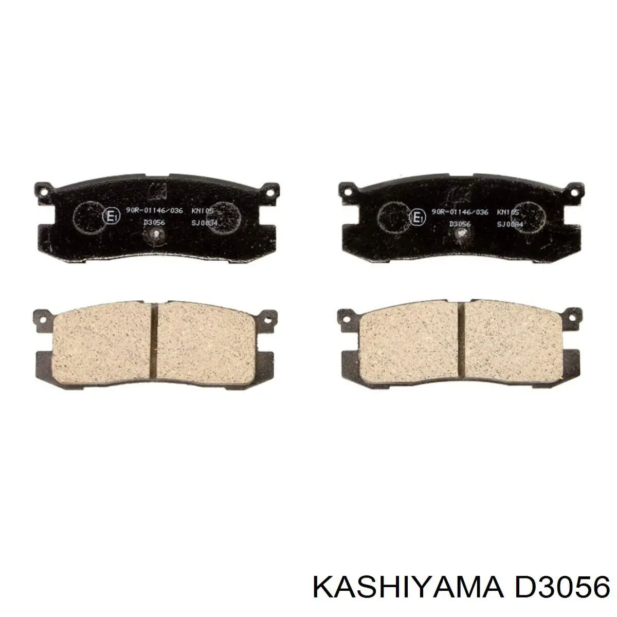 Okładziny (klocki) do hamulców tarczowych tylne Kashiyama D3056 cena, od 19,44 USD