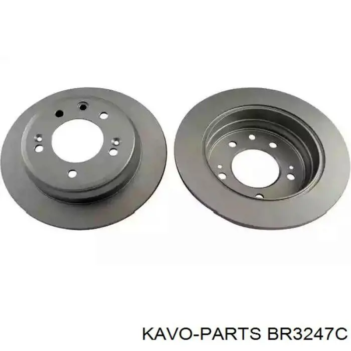 BR-3247-C Kavo Parts tarcza hamulcowa tylna