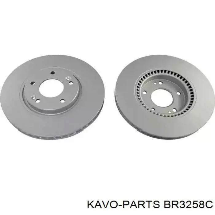 BR-3258-C Kavo Parts tarcza hamulcowa przednia