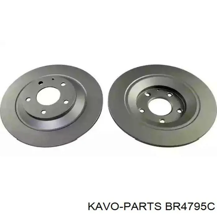 BR-4795-C Kavo Parts tarcza hamulcowa tylna