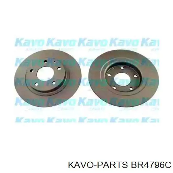 BR-4796-C Kavo Parts tarcza hamulcowa tylna