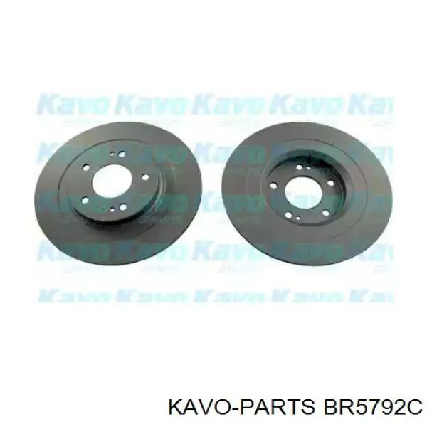 BR-5792-C Kavo Parts tarcza hamulcowa tylna