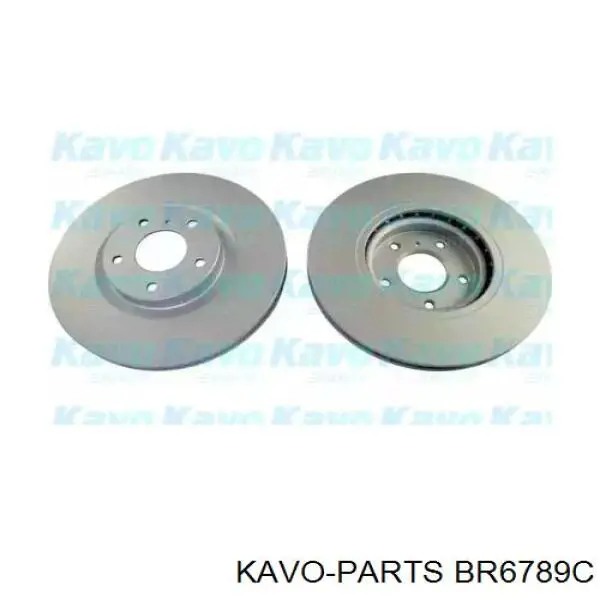 BR-6789-C Kavo Parts tarcza hamulcowa przednia