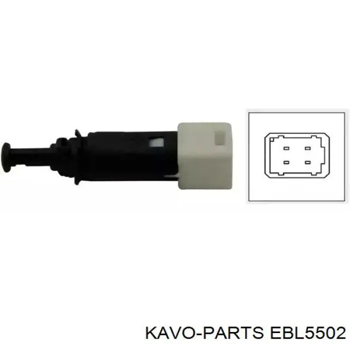 EBL-5502 Kavo Parts czujnik włącznika świała stop