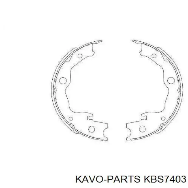 KBS-7403 Kavo Parts klocki hamulca ręcznego