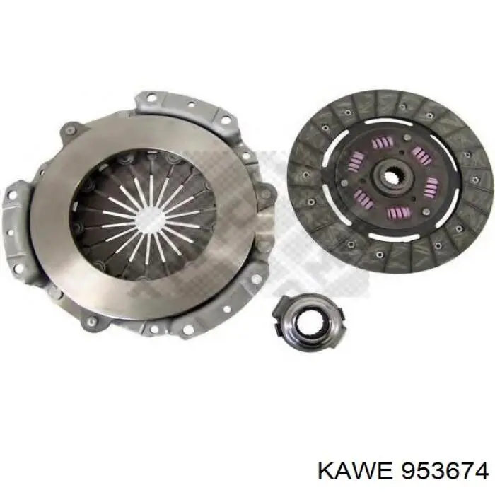 Zestaw sprzęgła (3 części) 620115000 INA