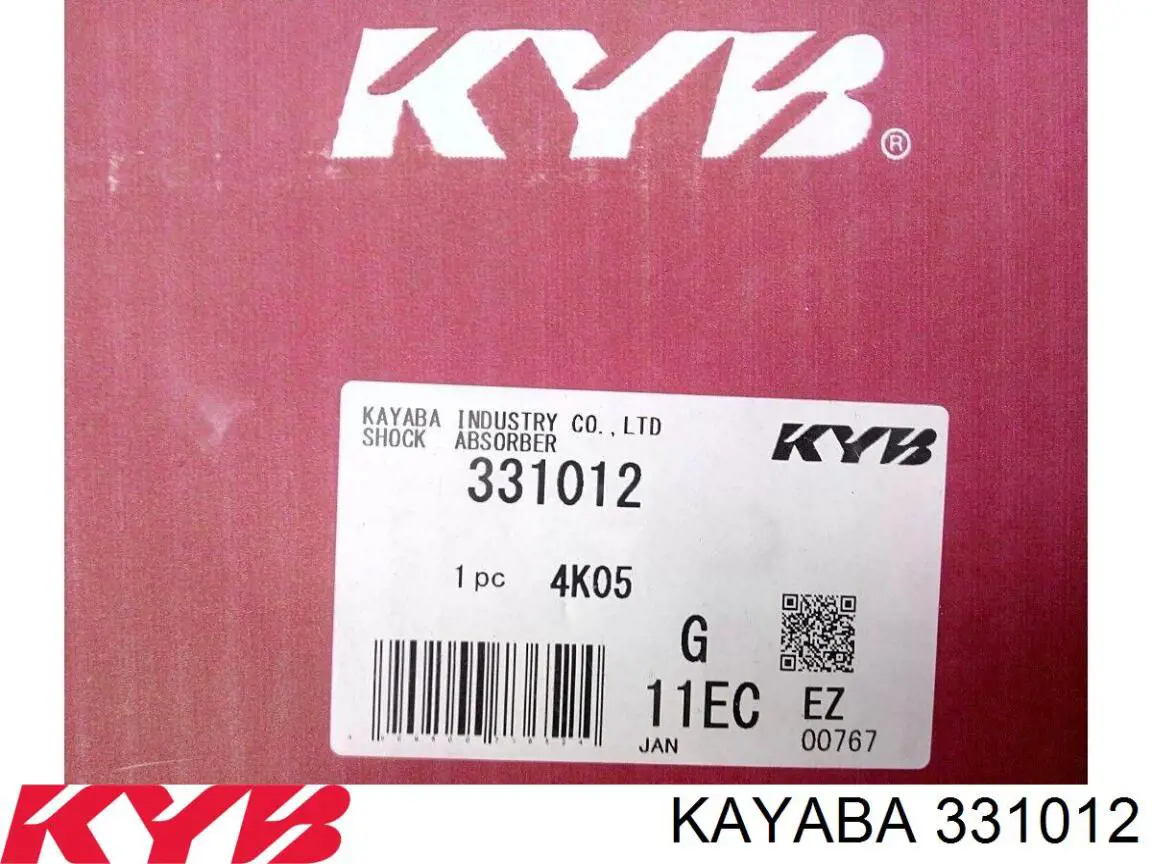 Do koszyka 331012 Kayaba Amortyzator przedni prawy