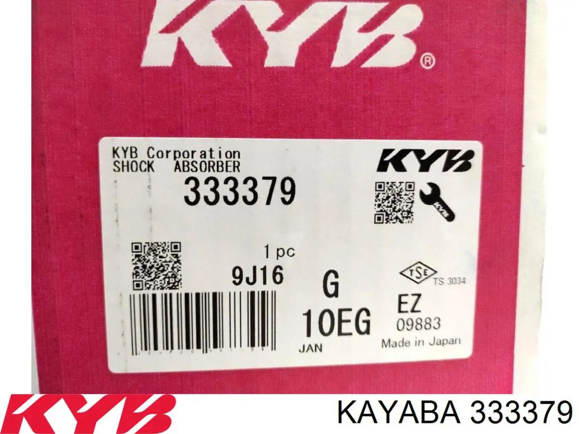 Do koszyka 333379 Kayaba Amortyzator przedni prawy