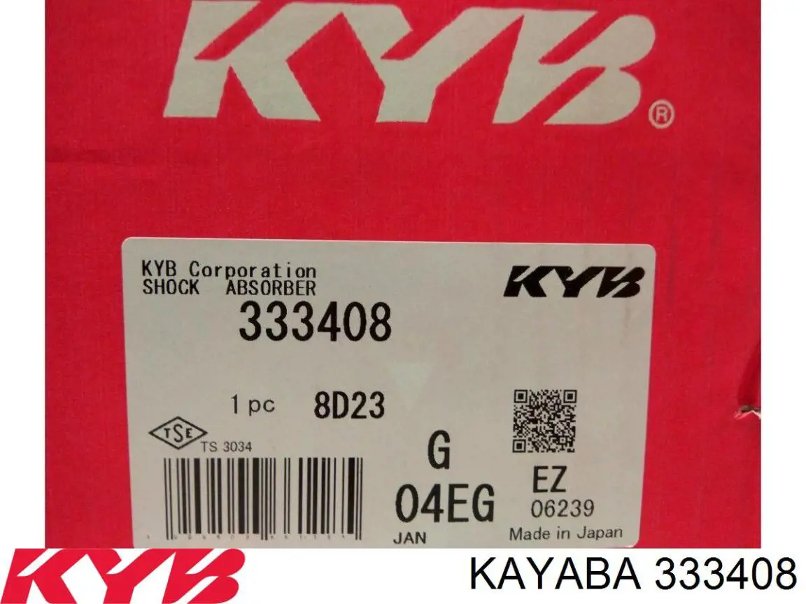 Do koszyka 333408 Kayaba Amortyzator przedni prawy