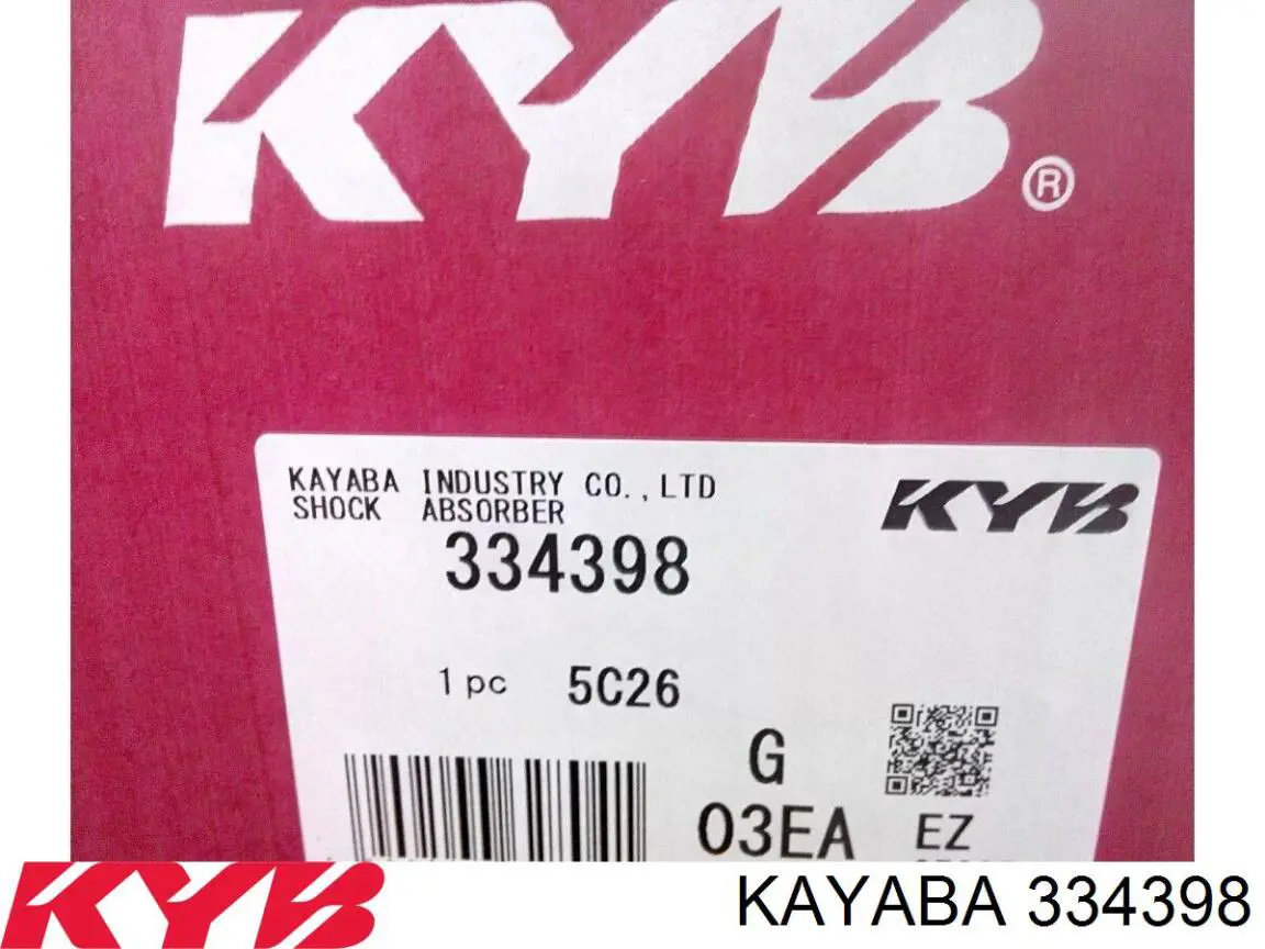 Do koszyka 334398 Kayaba Amortyzator przedni