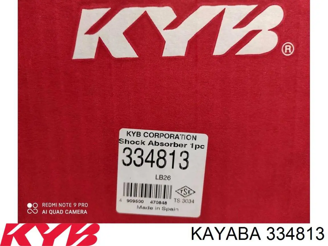 Amortyzator przedni Kayaba 334813 cena, od 80,40 USD