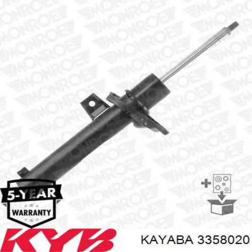 Amortyzator przedni Kayaba 3358020 cena, od 131,32 USD
