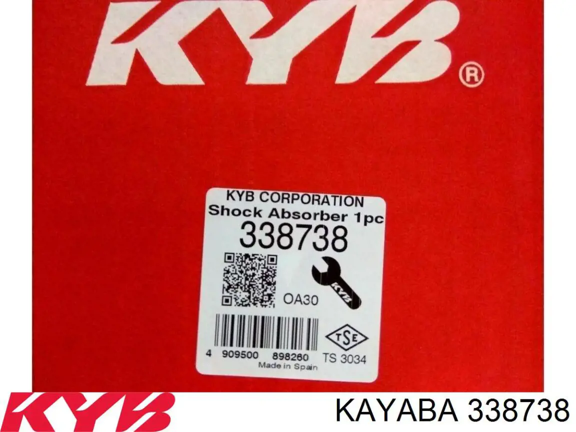 Amortyzator tylny Kayaba 338738 cena, od 76,43 USD