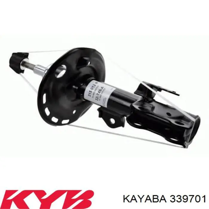 Do koszyka 339701 Kayaba Amortyzator przedni lewy