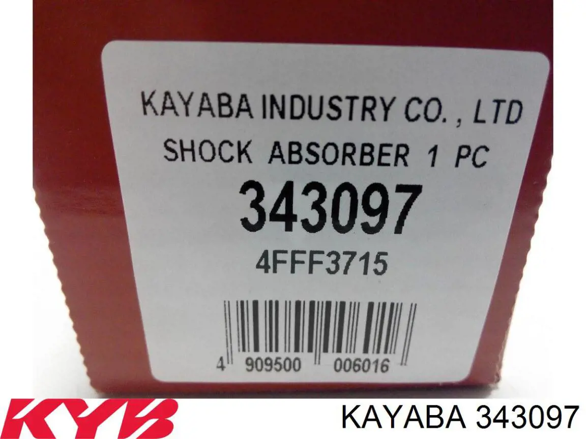Do koszyka 343097 Kayaba Amortyzator przedni