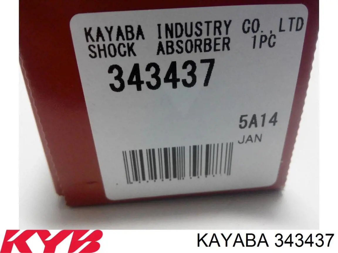 343437 Kayaba Amortyzator tylny